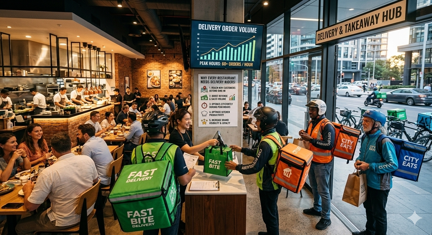 Why Every Restaurant Needs Delivery Riders in Lahore Right Now