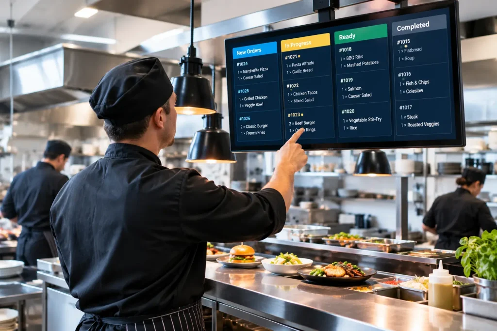 Streamline Kitchen Workflows with Restaurant Kitchen Display System