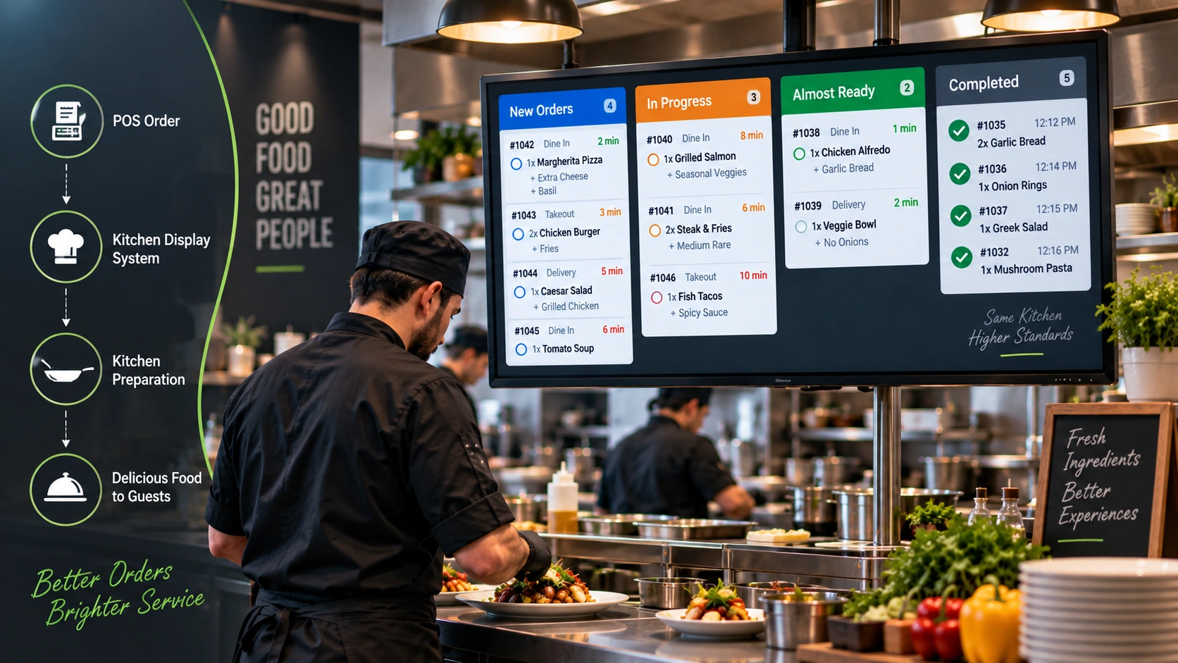 Streamline Kitchen Workflows with Restaurant Kitchen Display System