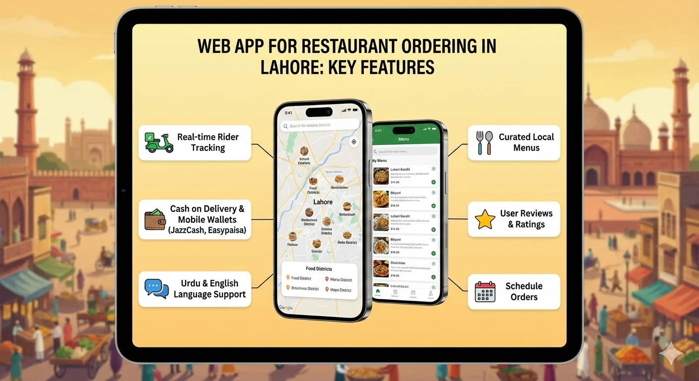 Best Web App For Restaurant Ordering In Lahore Features 2025