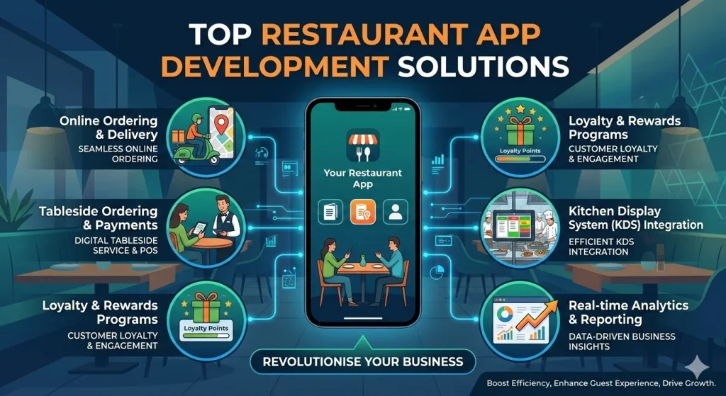 Top Restaurant App Development Solutions to Revolutionise Your Business