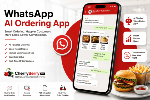whatsapp AI ordering APP cherryberryrms