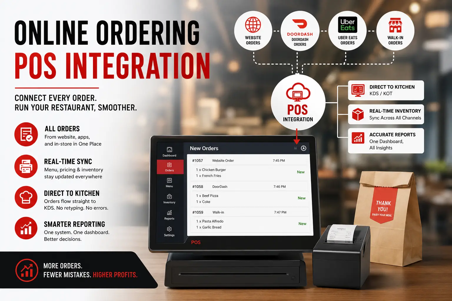 Online Ordering POS Integration: How Restaurants Can Connect Every Order