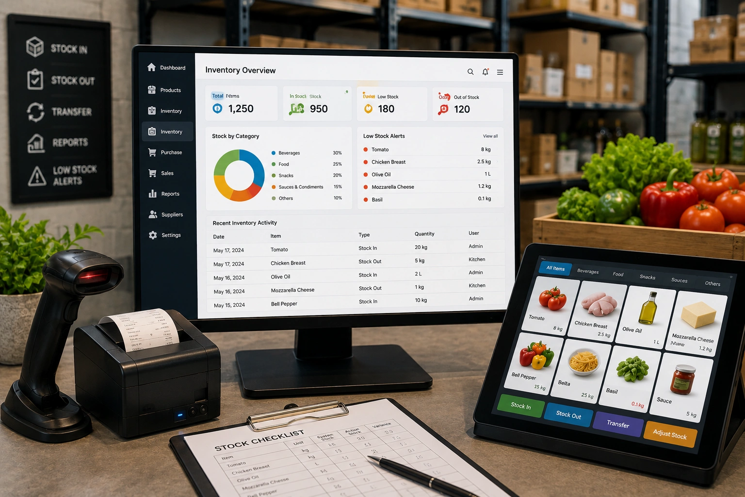 POS Inventory Management System for Restaurants: Track Stock, Reduce Waste & Control Costs