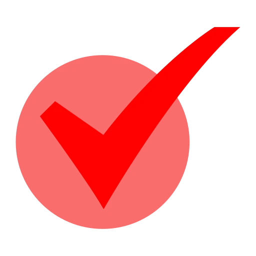 check mark red