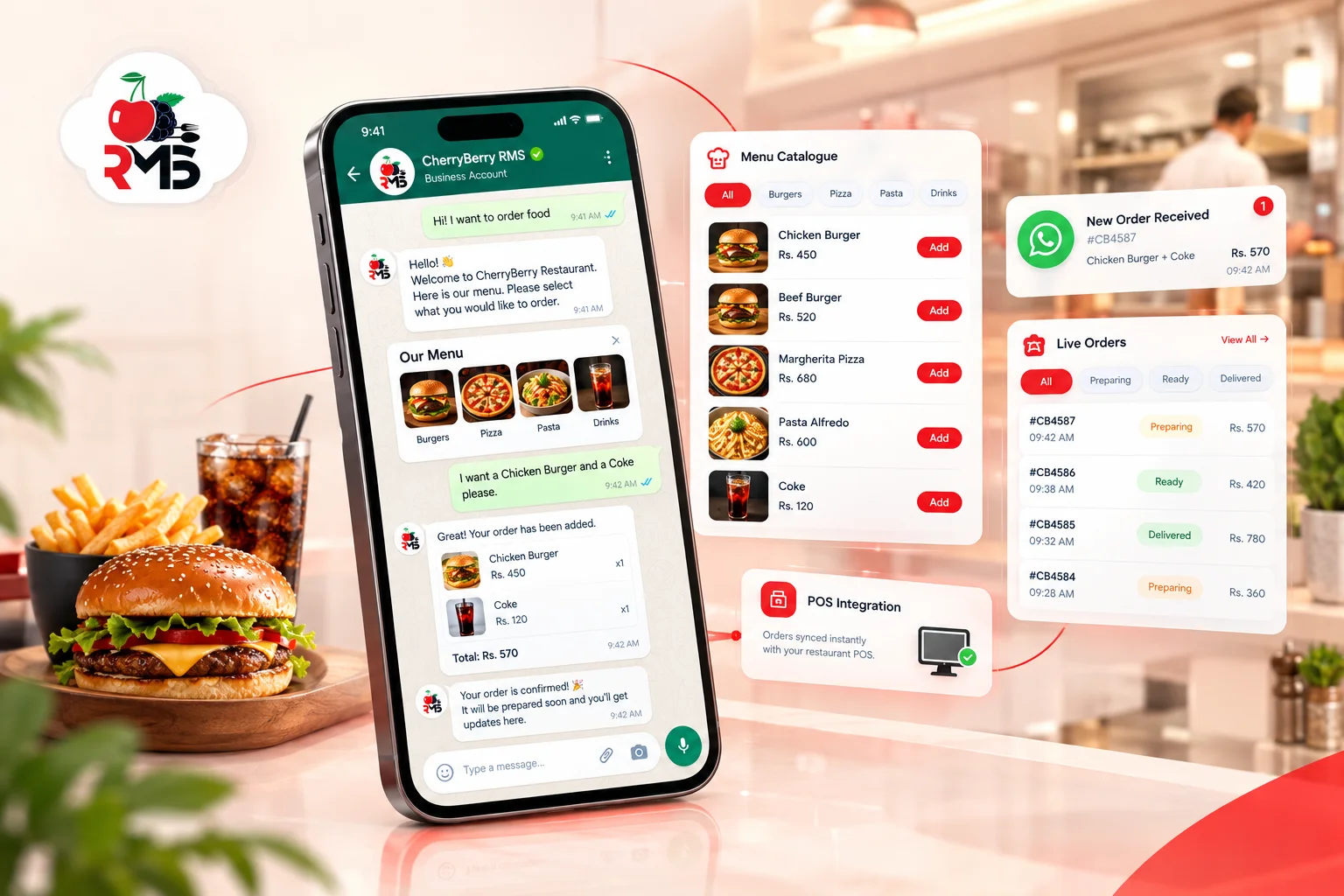 WhatsApp-AI Ordering for Restaurants