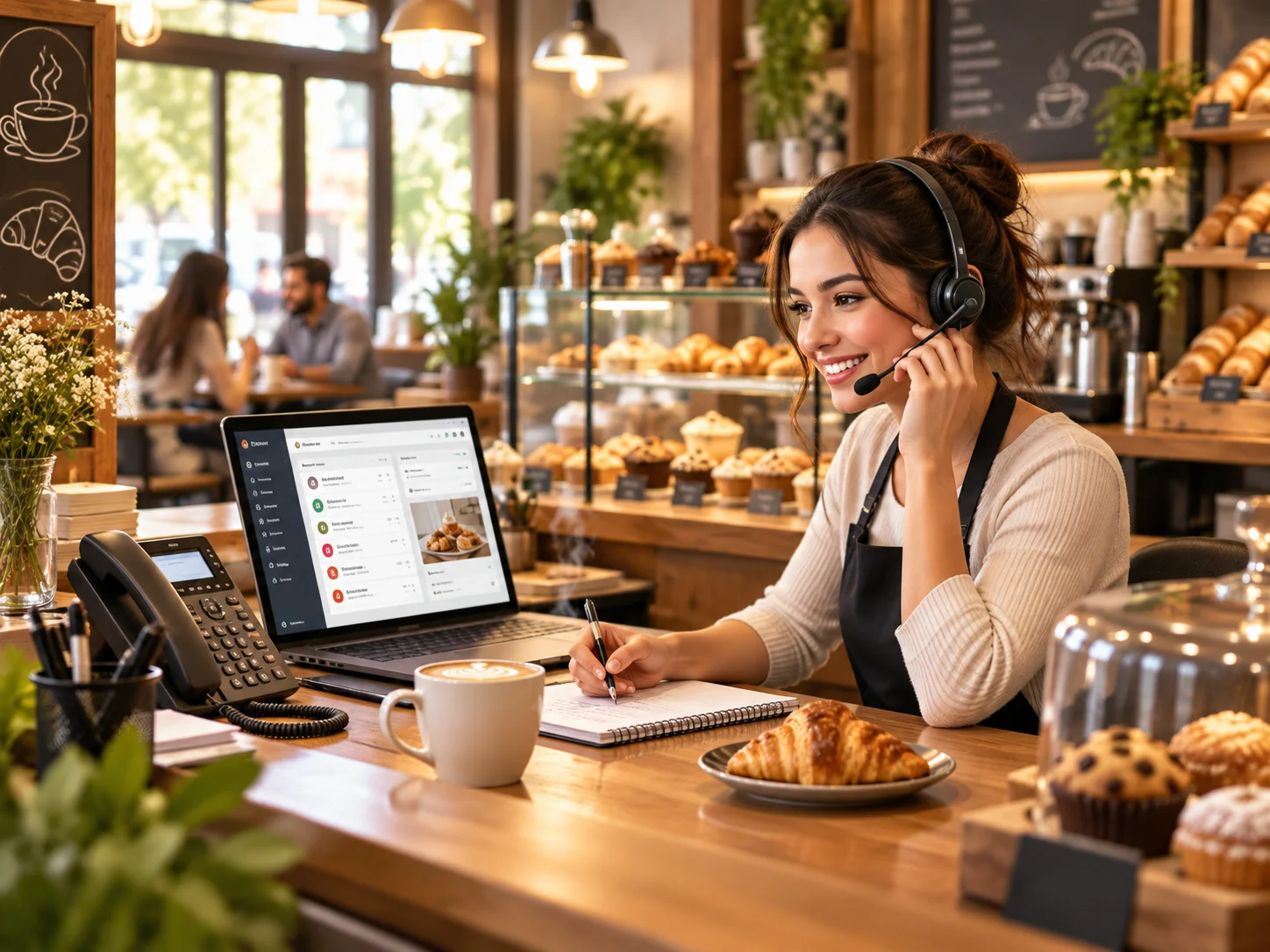 Cafe and bakery restaurant management dashboard