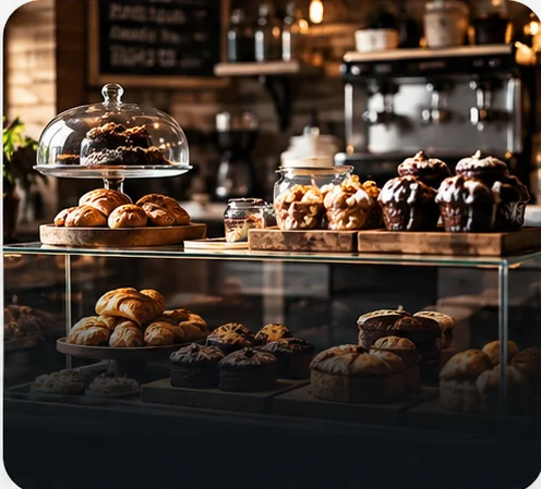 Cafe and bakery restaurant management dashboard