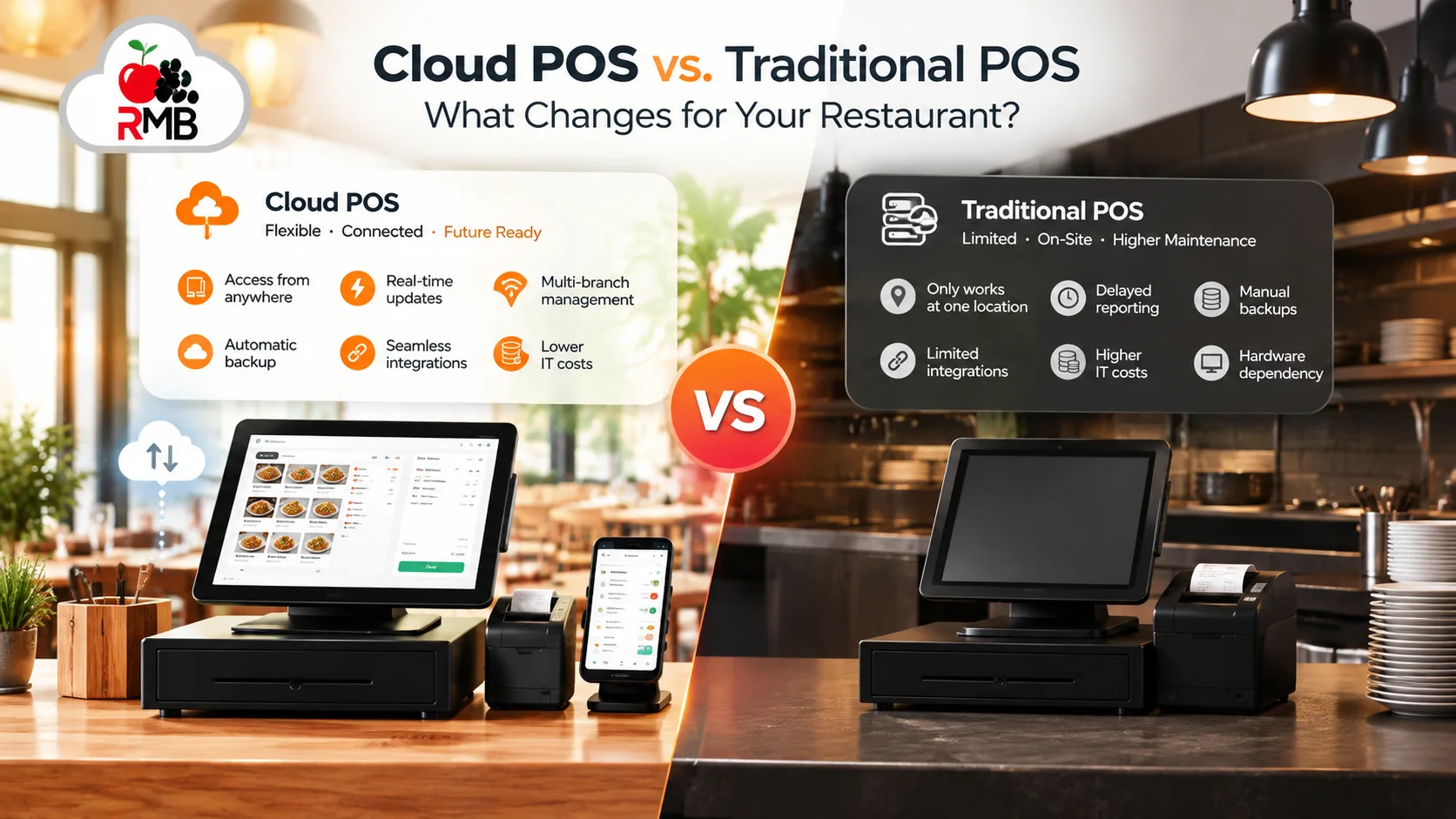 Cloud POS Traditional POS What Changes for Your Restaurant