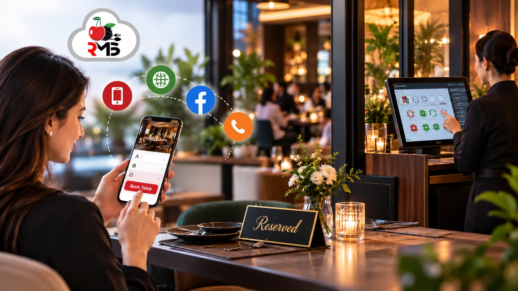 The Restaurant Table Reservation system digitalizes the reservation process Image