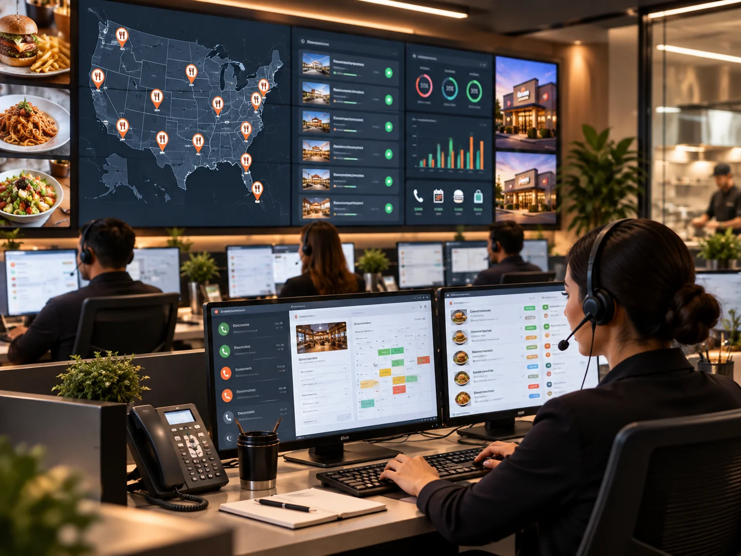 Multi-branch restaurant operations