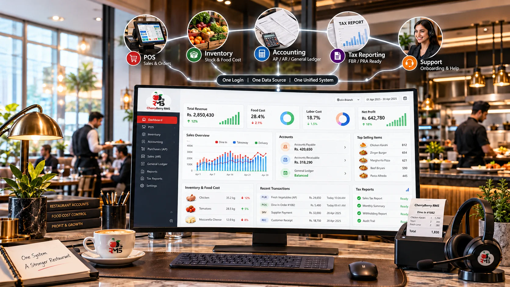 Why Choose CherryBerry RMS's Accounting Software